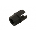 Radiator drain plug opener