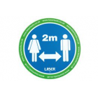Sticker 2m distance