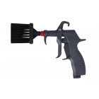 Air gun with brush tip