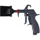 Air gun with brush tip