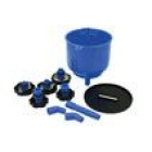 Funnel for coolant + radiator caps