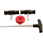 Glass replacement kit with wire