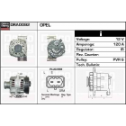 Generaator 120A+korpus , OPEL, SUZUKI