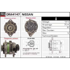 GENERAATOR NISSAN 70A +KORPUS