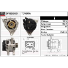 Generaator 80A+korpus TOYOTA