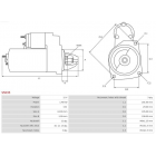 Starter 1,4KW Renault;Nissan