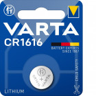 VARTA CR1616 Lithium 55mAh (dimensions d=16 x 1.6 mm)