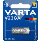VARTA 23GA alkaliskt 52mAh 12V fjärrkontrollbatteri (mått d = 10 x 28 mm)