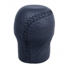 Gear lever knob in genuine leather