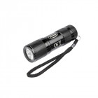 Flashlight with 9 LEDs, aluminum housing