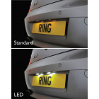 Rekisterikilven valo 12V LED