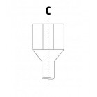 Vanteen turvapultit 12 x 1,5 x 28 C 4 kpl