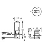 H3 12V 55W Socket PK22s