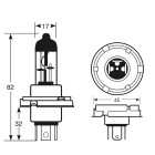 R2 12V 55/60W Kanta P45t Päävalon halogeenilamppu