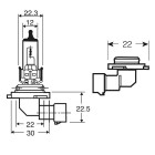 HB4/9006 12V 80W kanta P22d Amerikkalainen päävalo halogeenipolttimo