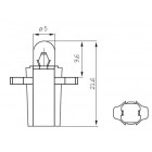 12V 1.2W Socket B8,3d BLACK