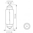 12V 5W Pistorasia SV8,5 10x36mm
