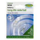12V 5W T10 / W5W 2шт Кольцо LONGLIFE, гарантия 3 года