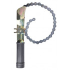 Oil filter key with chain