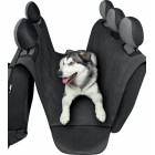 Seat protection for pets 127x160cm, with attachment under the headrests. Made of strong composite material.