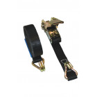 Load strap 5m 500kg, with tensioner and hooks, strap width 2,5cm AutoMax