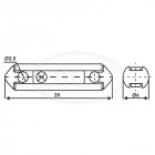 Stick fuse 25A 1pc ALCA (100pc in plastic box)