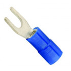 Kabelförskruvning blå M 6.4 gaffel. Försäljningspaket 100 st
