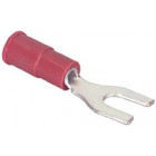 Cable end fork red M3