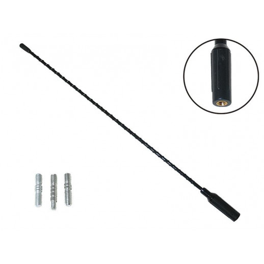Antennivarsi 41cm, ruuvinaaras 6mm +3 siirtymää