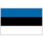 Estnisk flaggklistermärke 117x76mm
