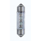 LED 3 12V SV8,5 10x36mm ŽALIA 2vnt