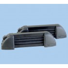 Ski holder for 2-pair roof frame