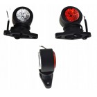 Side marker light red/white LED 12/24V