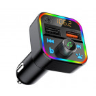 FM Transmitter Bluetooth5 + QC3.0 RGB Blow