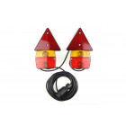 Set of trailer lights with magnet 7.5m