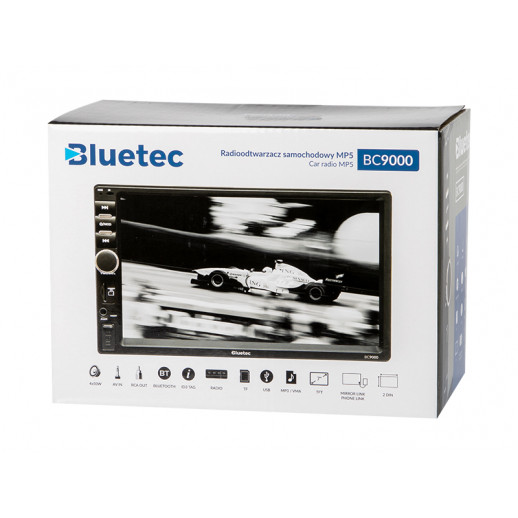 Raadio BLUETEC BC9000 2DIN 7