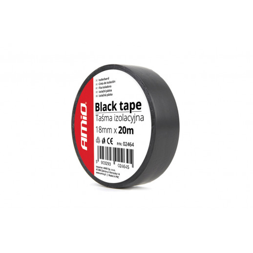 Eristysnauha 18mm x 20m musta Amio
