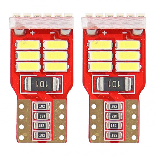 LED Canbus 5SMD 5730 T10 (W5W) litteä Amio