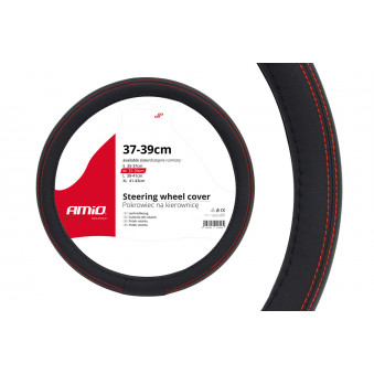 Roolikate must punase õmblusega SWC-01-M (37-39cm) Amio, 01355