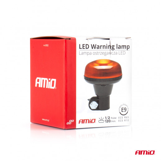 Мигалка 18LED на трубу FLAT R65 R10 12/24V Amio