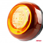 Flasher 18LED with bolt FLAT R65 R10 12/24V Amio