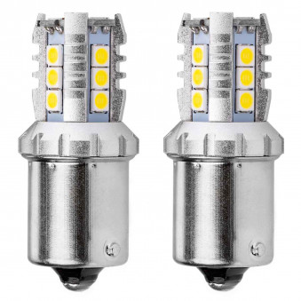 LED CANBUS 3030 16SMD BA15S P21W 12V/24V Amio, 02796