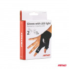 Gloves with LED lighting 2pcs Amio