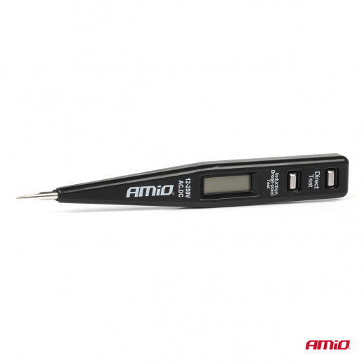 Current voltage tester digital 12-250V Amio