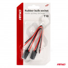 Bulb sockets made of rubber T10 2 pcs Amio