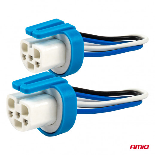 Розетки керамические HB1/HB5 9004/9007 2 шт Amio