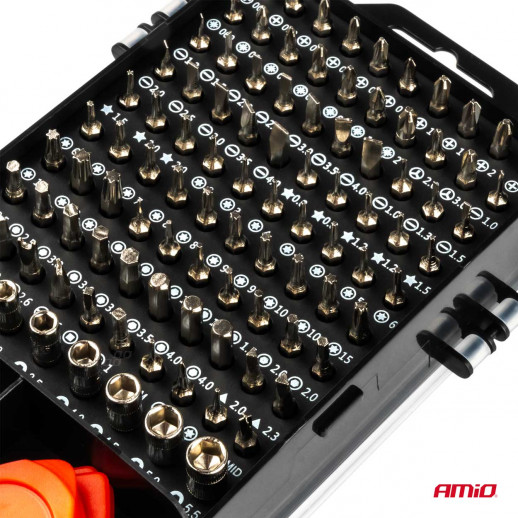 Juego de destornilladores de precisión 115 piezas Amio