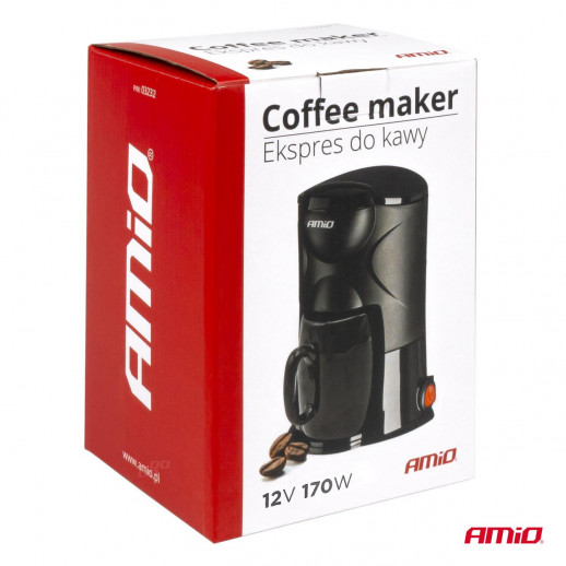 Coffee machine 0.15L 12V 170W Amio