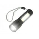 Taktinen LED-taskulamppu USB
