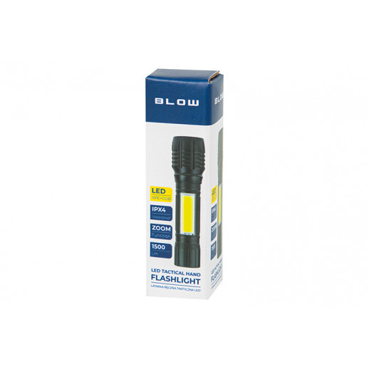 Taktinen LED-taskulamppu USB